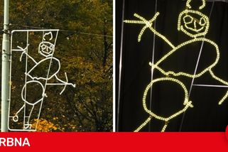 Na Žižkov vybrali netradiční vánoční výzdobu. Světýlka navrhly děti ze školky