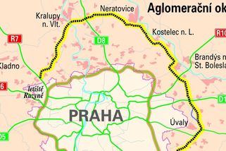 Středočeský kraj začne projektovat spojku dálnic D7 a D8. Na obchvat lidé čekají desítky let - Novinky