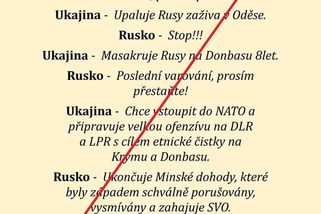 Další ruská pohádka o událostech na Ukrajině