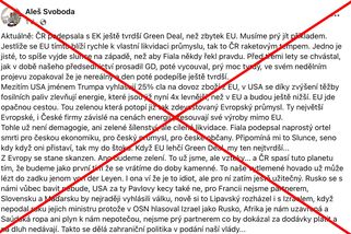 Znovu. „Green Deal“ přijala Babišova vláda