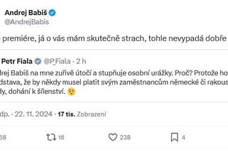 Fiala si nenechal osobní útok líbit a dal Babišovi na sítích vtipně šach mat - Novinky