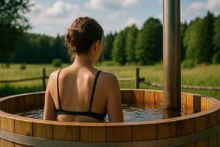 Zapomeňte na klasické koupací sudy. Nové řešení má stabilní teplotu, snadnou obsluhu a voda se nekazí