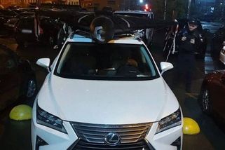 Muž v Kyjevě převážel na střeše auta ruský šáhid - Novinky