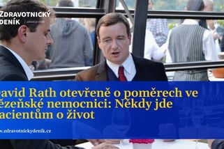 David Rath otevřeně o poměrech ve vězeňské nemocnici: Někdy jde pacientům o život