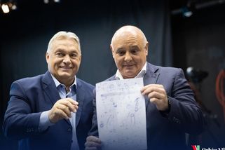 Orbán zveřejnil obrázky, které pořídil během televizního rozhovoru - Novinky