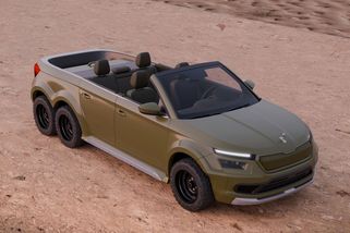 Škoda Vojaq 6 × 6 je vojenský speciál pro vrchní velení armády. Šestikolový otevřený vůz odkazuje na předchůdce z 30. let - Garáž.cz