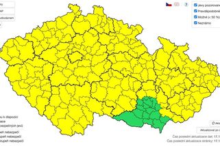 Bude to klouzat. Meteorologové vydali výstrahu pro celé Česko - Novinky