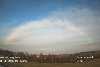 Nad Plzní se objevila unikátní oblačná duha - Novinky