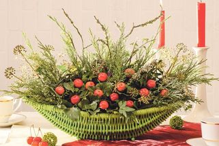 Zázrak z lístků aneb vánoční dekorace utkané z břečťanu - Novinky