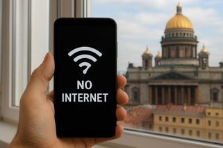Výpadky mobilního internetu paralyzovaly Sankt-Pet...
