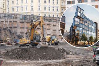 Tento komplex nahradí na Vinohradech brutalistní Transgas. Stroje nesmí hlukem rušit vysílání rozhlasu - Novinky