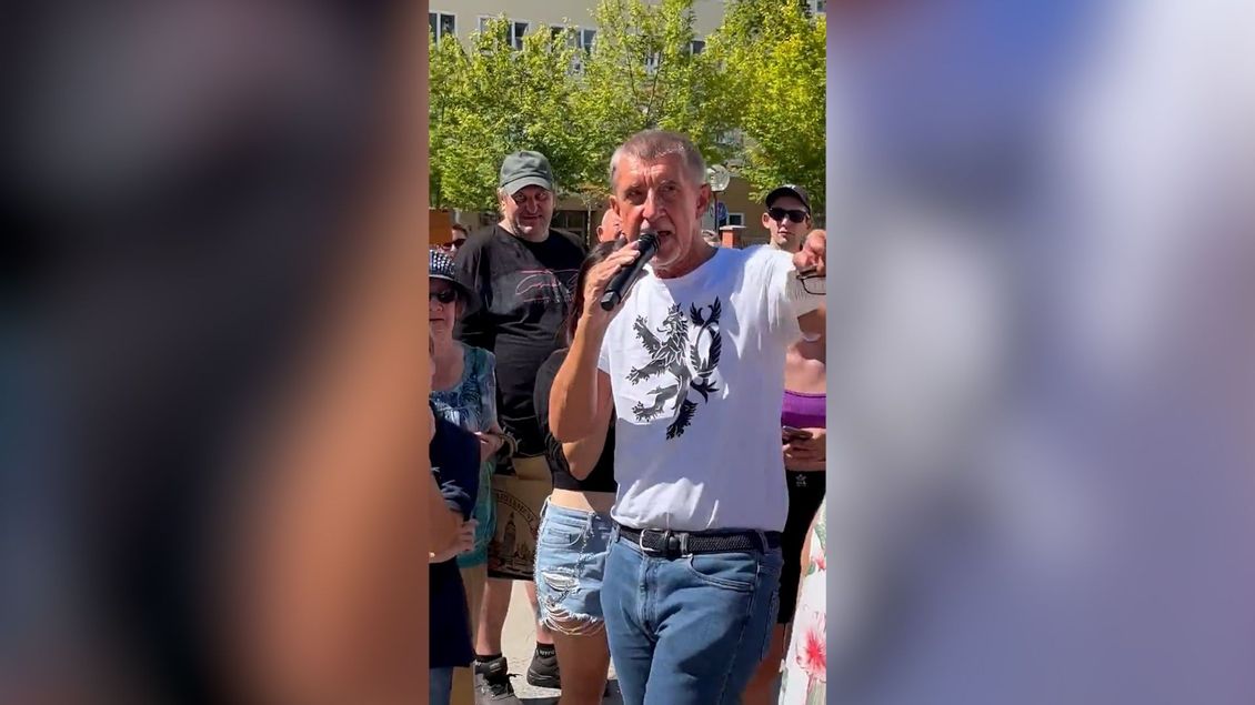 „Jsou to fašisti a nacisti, jsou to voliči vládní koalice.“ Babiš zaútočil v Táboře na své odpůrce