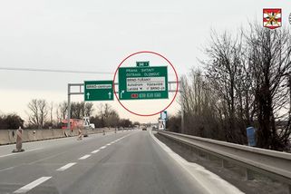 Policie kritizuje dopravní značení na křižovatce D1 a D2 u Brna. Chyby ukázala na videu - Novinky
