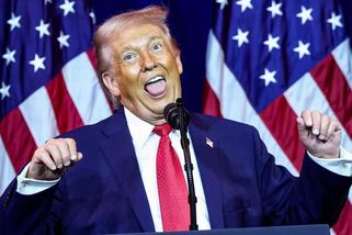 Vypadá to jako dílo AI, ale není. Trump karikoval transgender sportovce - Novinky