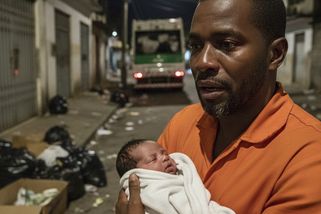 Popelář dojal svět: Plakal, když našel miminko v odpadcích. Rozhodl se ho adoptovat - Médium.cz