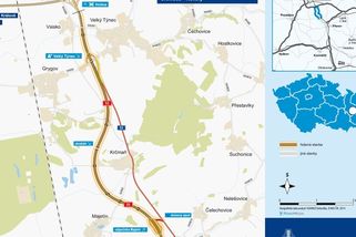 Silničáři zprovoznili nový úsek dálnice D55 z Olomouce do Kokor - Novinky