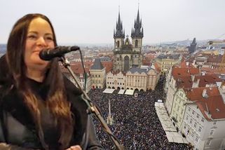 Jitka Čvančarová, Saraha Haváčková a další celebrity se postavily za prezidenta. Centrum Prahy praskalo ve švech