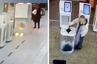 Záběry incidentů s ohněm a barvivem během ruských voleb. Zmetkové, zuří šéfka ústřední komise - Novinky