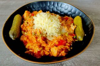 Nejlepší srbské rizoto je to s kuřecím masem a sýrem | Zdraví na talíři