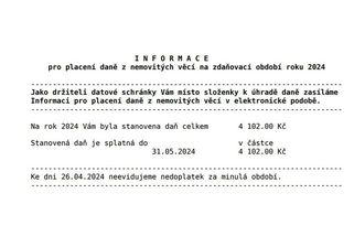 Daň z nemovitosti lidi šokovala, platí i pětkrát víc než loni - Novinky
