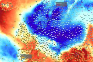 V Evropě panují obrovské rozdíly teplot, přesahují 50 °C - Novinky