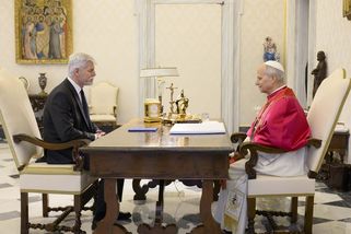 Prezident Pavel s první dámou navštívili papeže - Novinky