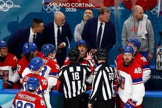 Gól Švýcarů neměl platit, vztekal se Sedlák. Český rozhodčí ho odehnal pryč