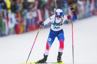 Biatlonistka Voborníková slaví nečekanou medaili v masáku - Novinky