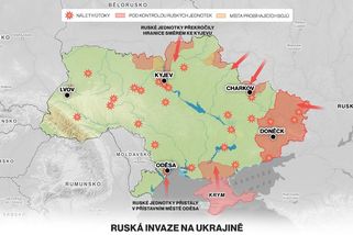 Rusové míří na Kyjev. Postup jsme zastavili, tvrdí Ukrajinci - Novinky