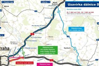 Dálnice D11 u Prahy zůstává zavřená, nepodařilo se odklidit trosky mostu - Novinky