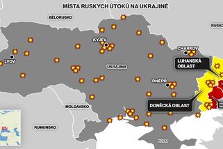 Ukrajinská města napříč zemí jsou pod palbou - Novinky