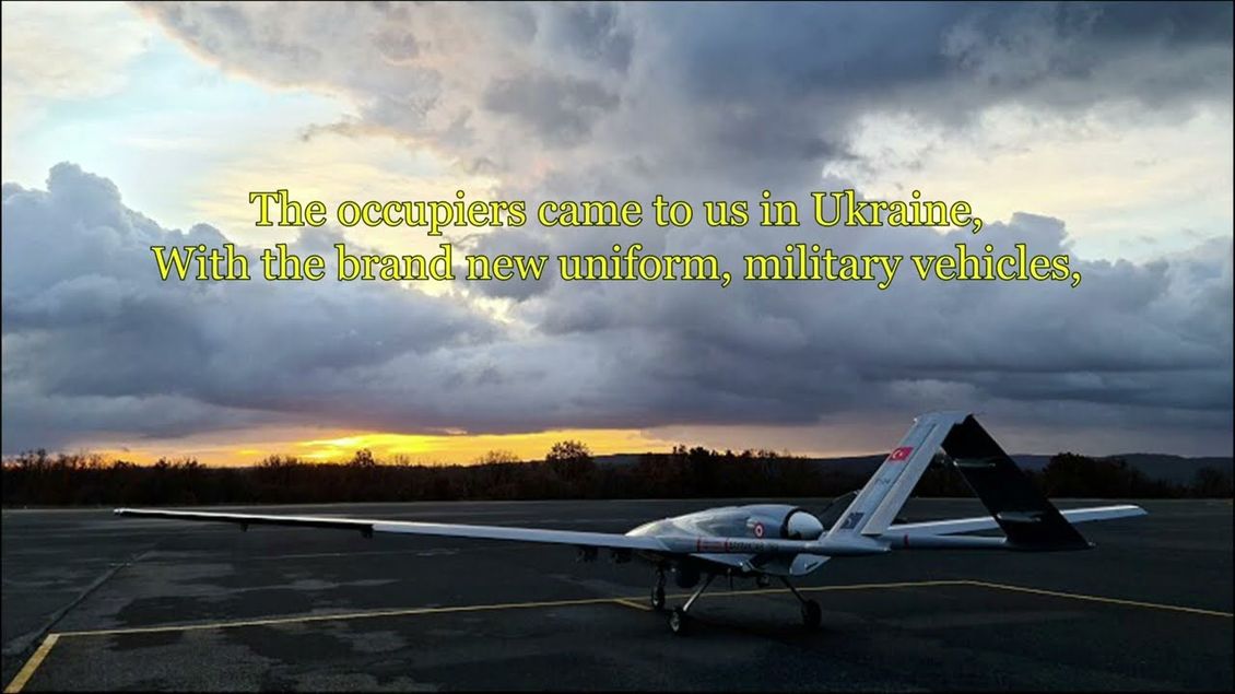 Ukrainian Patriotic Song - Bayraktar - English Lyrics - Translation