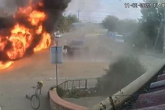 Na internetu kolují záběry z bombového atentátu na ukrajinského kolaboranta - Novinky