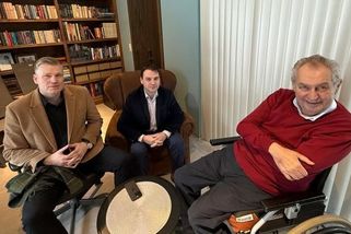 Macinka s Turkem navštívili Zemana - Novinky