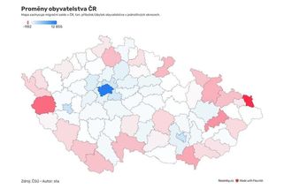 MAPA: Odliv mladých ohrožuje budoucnost řady regionů, mohou zanikat obce - Novinky
