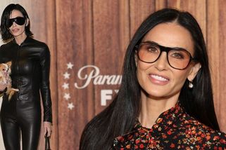 Demi Moore se ostříhala na mikádo a vytáhla obleček z Matrixu