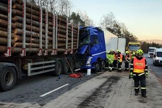 Řidič náklaďáku, který boural na D1, nadýchal 3,5 promile. Kolona měla 14 kilometrů - Novinky