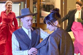 Vysmátá Havlová, vysvlečení pánové, vypůjčená saka a rozkošné polibky při odchodu z Českých lvů