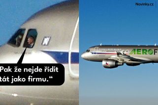 VTIP: Andrej Babiš si založil aerolinky. Je pilot, dispečer i steward v jednom!