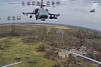 Ukrajinští Nebeští predátoři ukázali sestřel ruského vrtulníku Ka-52 - Novinky