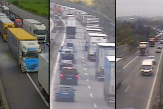 Kolaps na D1 u Brna trvá celý den, obří kolona sahá až na Vysočinu - Novinky