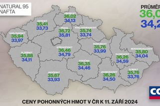 Ceny benzínu letí dolů, za týden o 70 haléřů - Novinky