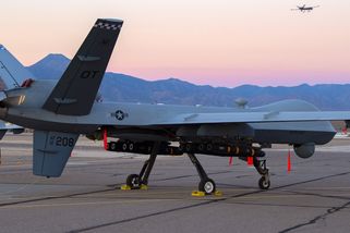 V Mošnově přistál MQ-9 Reaper, který provedl odvetný útok v Afghánistánu po bombovém útoku