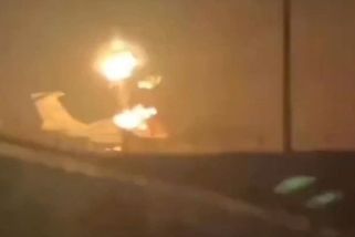 Záře jako po jaderném výbuchu. Ukrajina zřejmě zasáhla jedno z nejvzácnějších ruských letadel - Novinky