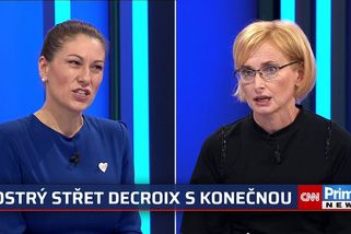 Konečná: Náš program vás bude bolet. Nepřipustím, aby mi vyhrožoval komunista, opáčila Decroix | CNN Prima News