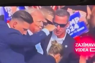 Výstřely na Donalda Trumpa: S poraněným uchem utíká z pódia | Zajímavá videa