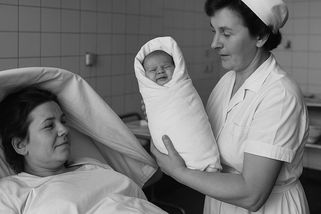 Jak se rodilo za socialismu: Tatínkové si potomky prohlíželi za sklem jako v zoo - Médium.cz