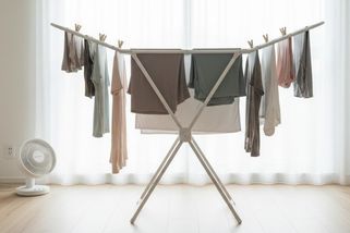 Sušte prádlo jako Japonci! Oblouková metoda funguje i v malých českých bytech a ušetří čas