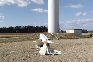 Z větrné elektrárny na Svitavsku upadl kus vrtule - Novinky