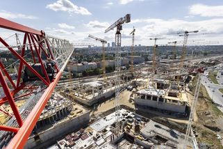 Pohled z jeřábu. Fotky největšího staveniště v novodobé historii Česka - Seznam Zprávy